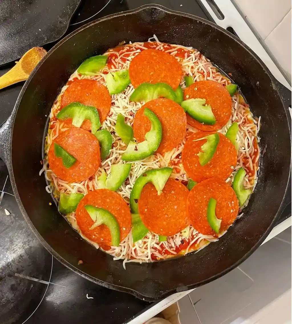 cast iron pizza