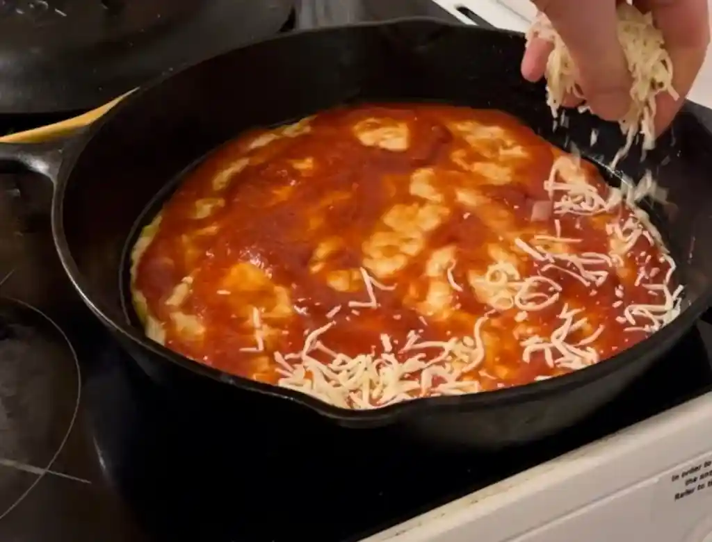 cast iron pizza